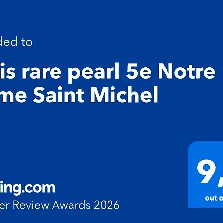 Apartamento Rare Pearl 5e Notre Dame Saint Michel *